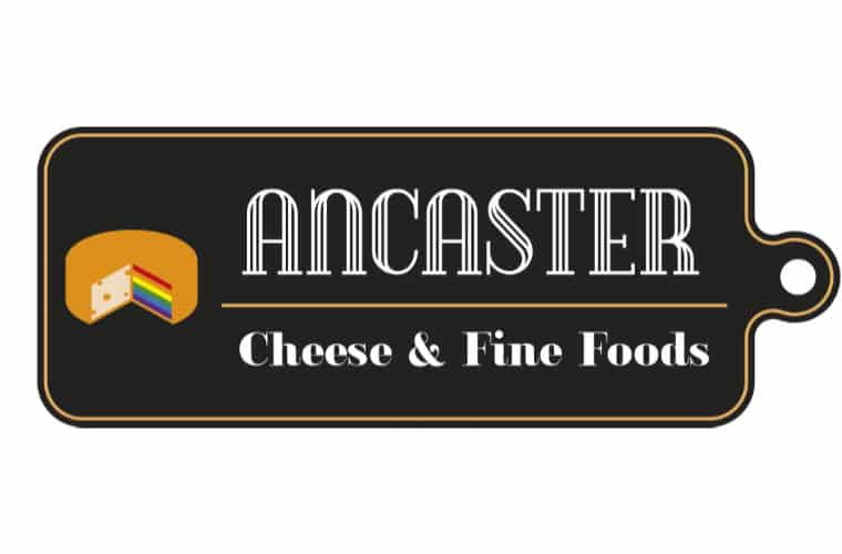 The logo for Ancaster Cheese & Fine Foods.